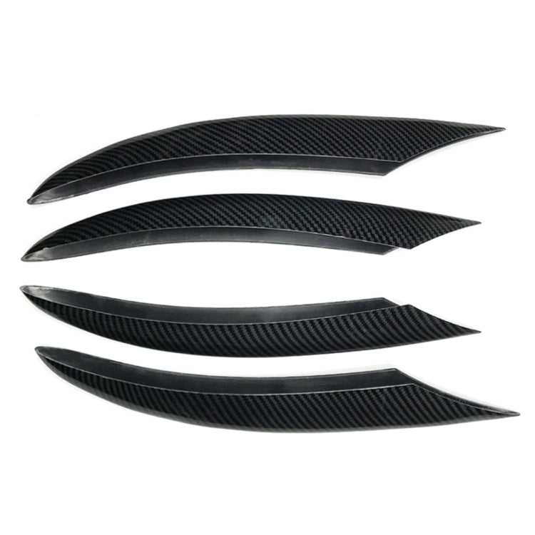 Car Air Inlet Grille Decoration Sticker Strip for Mercedes-Benz C Class C180L/C260L/C300L (Carbon Fiber Black)