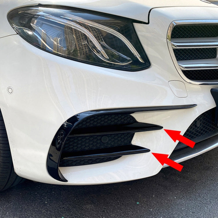 Car Front Bumper AMG Air Inlet Grille Decoration Sticker Strip for Mercedes-Benz E Class W213 2016-2020/E200/E260/E300 (Mirror) - Decorative Strip by PMC TechLife | Online Shopping South Africa | PMC TechLife | Buy Now Pay Later Mobicred