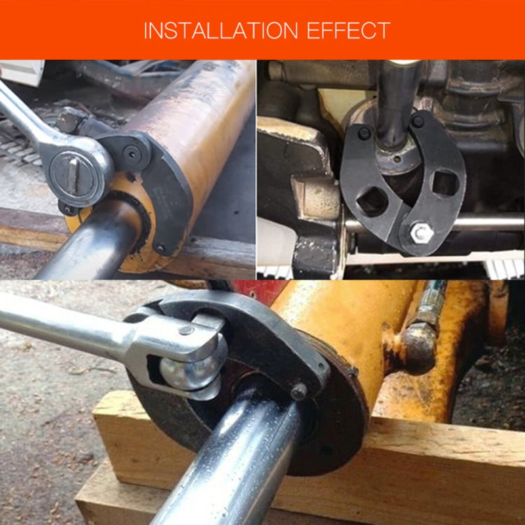 1 Pair Motorcycle Universal Adjustable Gland Nut Wrench Set for Hydraulic Cylinder 1266 +7463 - Engines & Engine Parts by PMC TechLife | Online Shopping South Africa | PMC TechLife | Buy Now Pay Later Mobicred