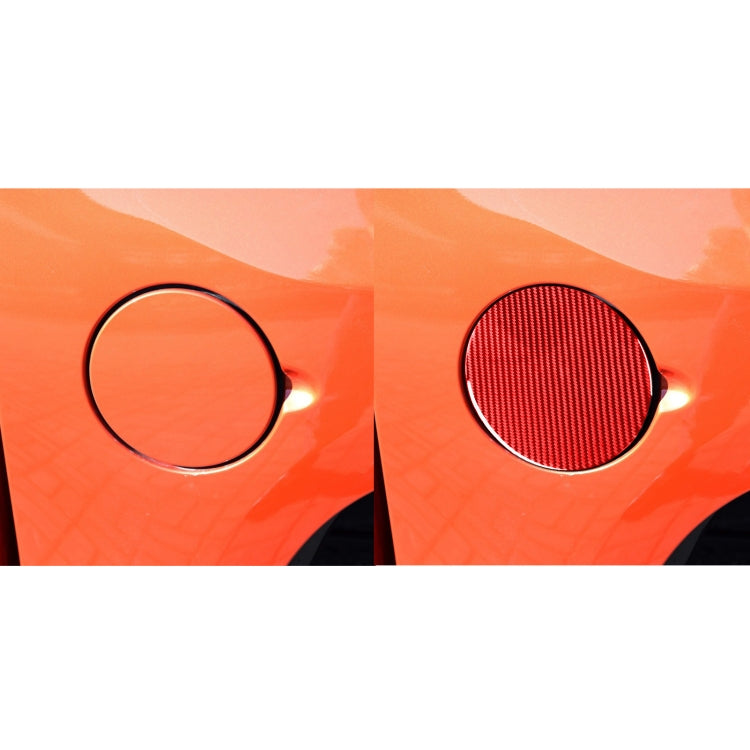 Carbon Fiber Car Fuel Tank Cap Decorative Sticker for Toyota Tundra 2014-2018,Left and Right Drive Universal (Red) - Decorative Sticker by PMC TechLife | Online Shopping South Africa | PMC TechLife | Buy Now Pay Later Mobicred