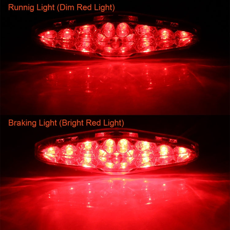 2 PCS KC-WD-NEW-3X Motorcycle LED Brake Light Running Lamp (Red) - Signal Lights by PMC TechLife | Online Shopping South Africa | PMC TechLife | Buy Now Pay Later Mobicred