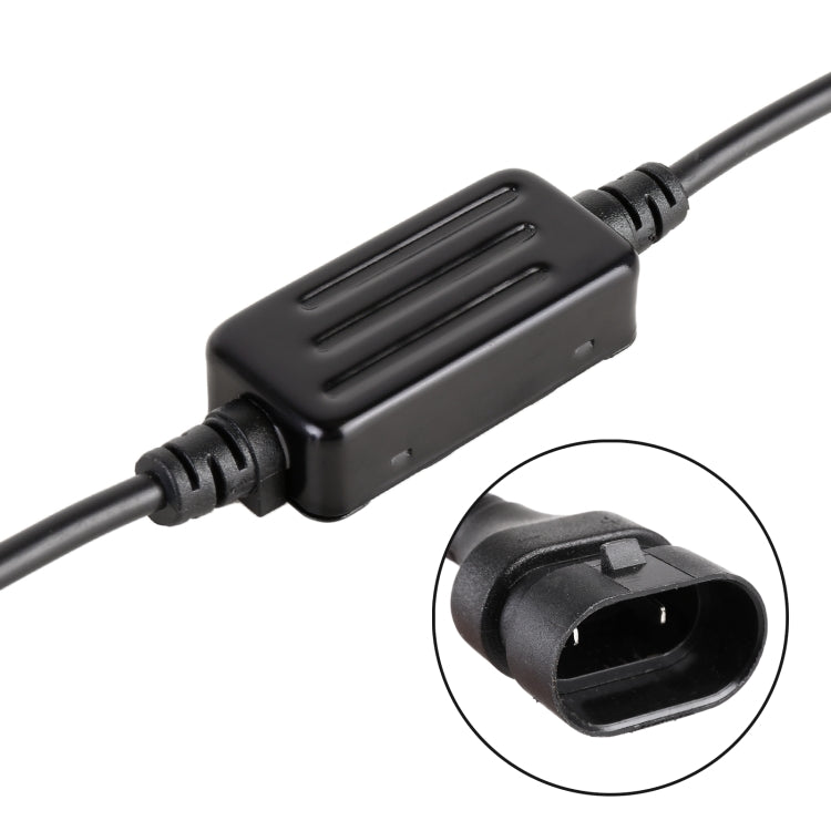 1 Pair 9006 27W / DC12V Car Aluminum Alloy LED Headlight (Lime Green)