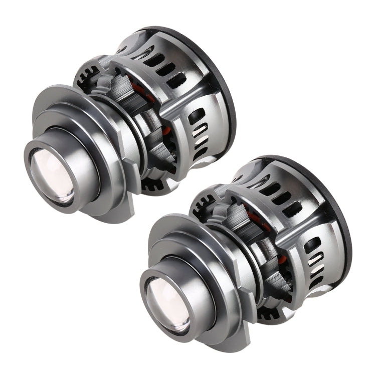 1 Pair H7 27W / DC12V Car Aluminum Alloy LED Headlight (Lime Green)