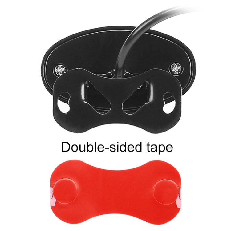 Car Adjustable LED Super Bright Flashing Reversing Light (Black)