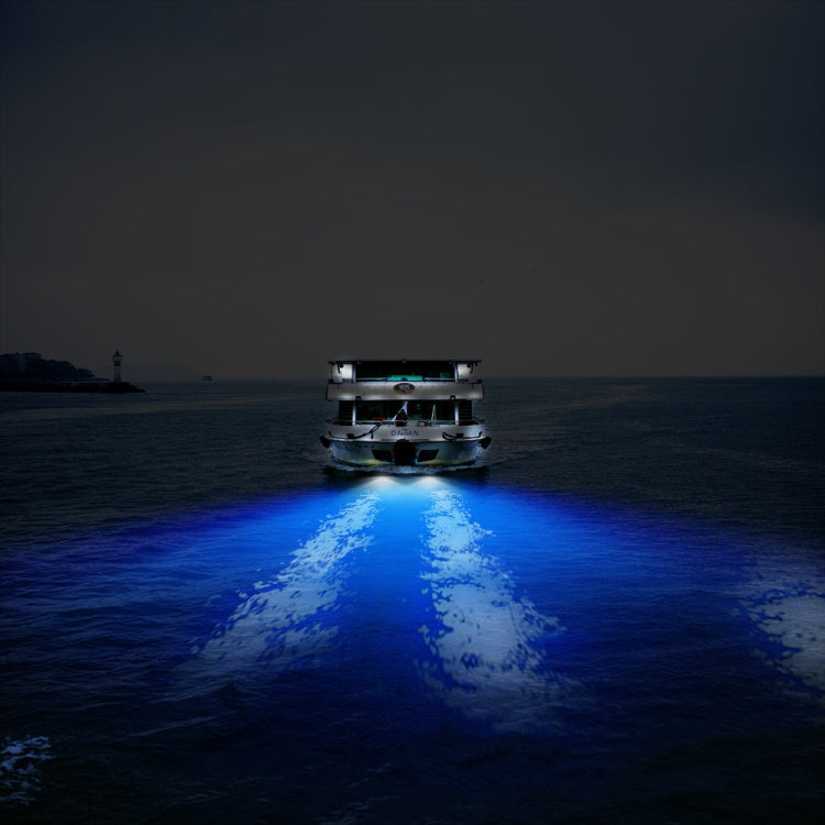 2 PCS MK-027 Ship / Yacht 10-30V 27LEDs Water-resistant Stainless Steel Underwater Light(Red Light)