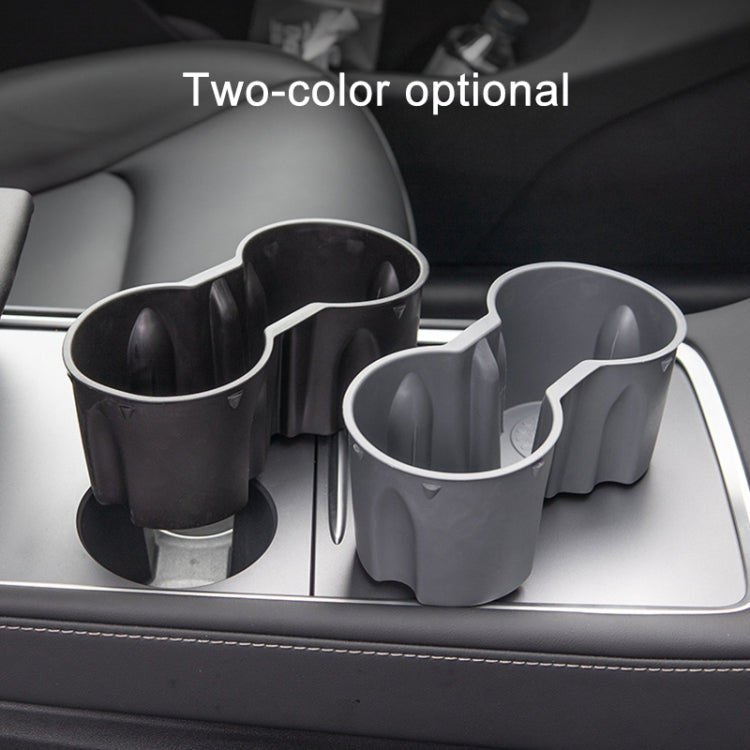 SHUNWEI SD-1054 Car Water Cup Holder for Tesla Model 3 / Y 2021-2022(Grey) - free shipping - PMC Jewellery - Order now!
