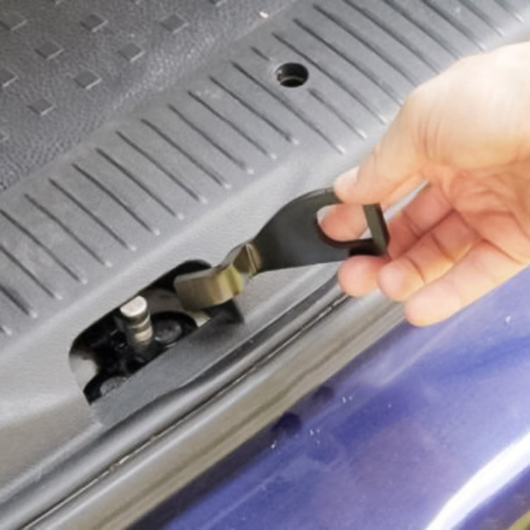 Car Stainless Steel Rear Tail Hook Plate Snap Lock EH200 - Locks & Hasps by PMC TechLife | Online Shopping South Africa | PMC TechLife | Buy Now Pay Later Mobicred