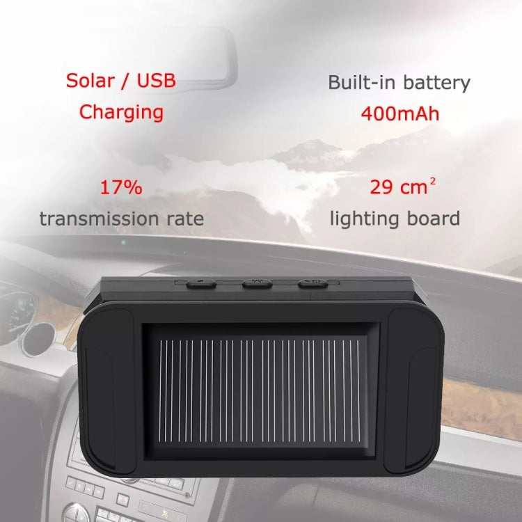 Car High Precision Solar Charging Tire Pressure Monitoring System TPMS, Built-in Voice Sensor - free shipping - PMC Jewellery - Order now!