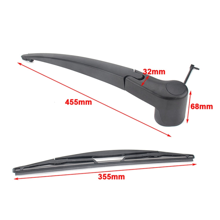 JH-BK15 For Buick Rainier 2007-2017 Car Rear Windshield Wiper Arm Blade Assembly 15232653