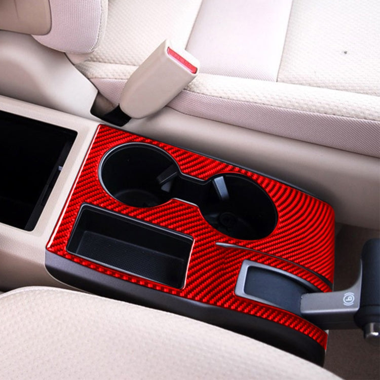 For Honda CRV 2007-2011 Carbon Fiber Car Water Cup Holder Panel Decorative Sticker, Right Drive (Red) - free shipping - PMC TechLife - Order now!
