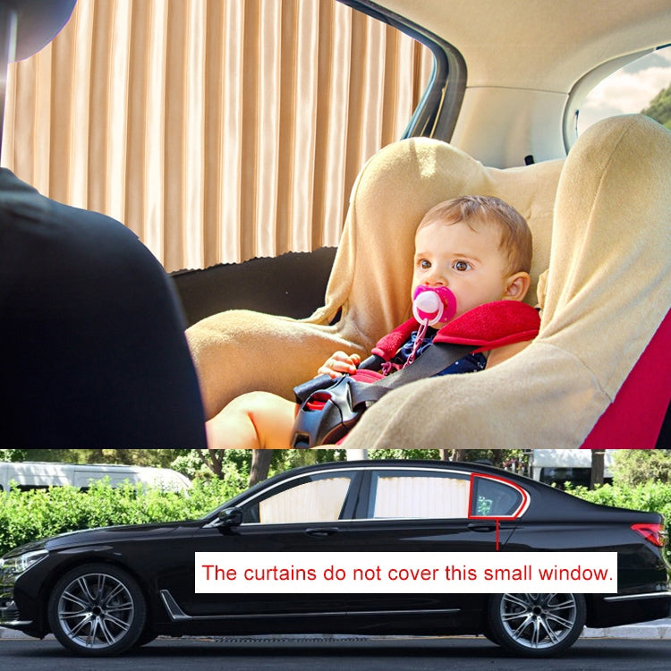 4 in 1 Car Auto Sunshade Curtains Windshield Cover Set (Black) - Aluminum Film PEVA by PMC TechLife | Online Shopping South Africa | PMC TechLife | Buy Now Pay Later Mobicred