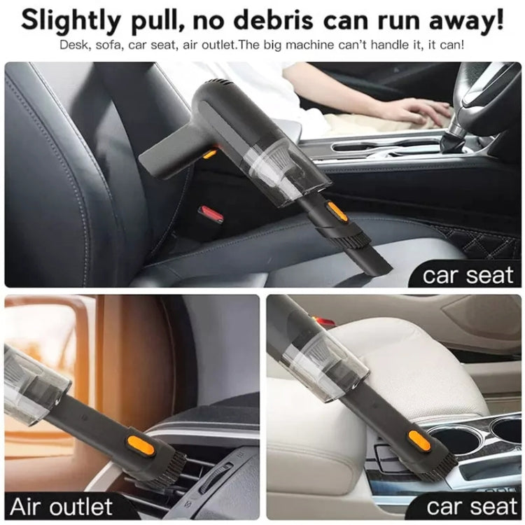 Car Portable Handheld Powerful Vacuum Cleaner Style: Wired(Green)