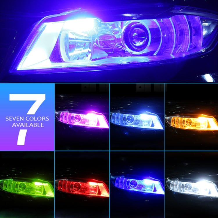 4pcs T10 DC12V / 0.84W / 0.07A / 150LM Car Clearance Light 5LEDs SMD-3030 Lamp Beads with lens (White Light)