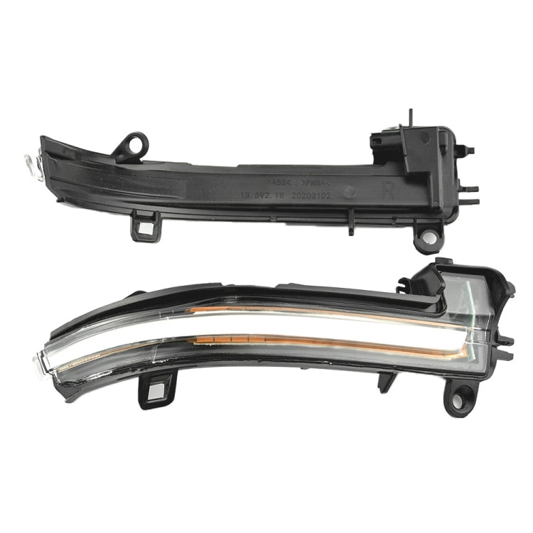 1 Pair For BMW 3 Series F20 Car Dynamic LED Turn Signal Light Rearview Mirror Flasher Water Blinker (Transparent)