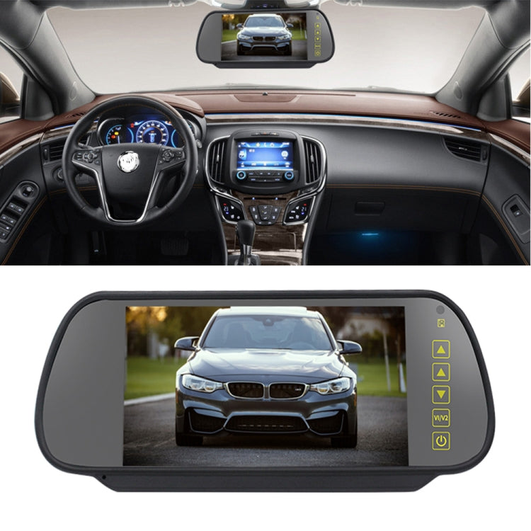 PZ464 Car Water-resistant Brake Light View Camera + 7 inch Rearview Monitor for Renault / Vauxhall