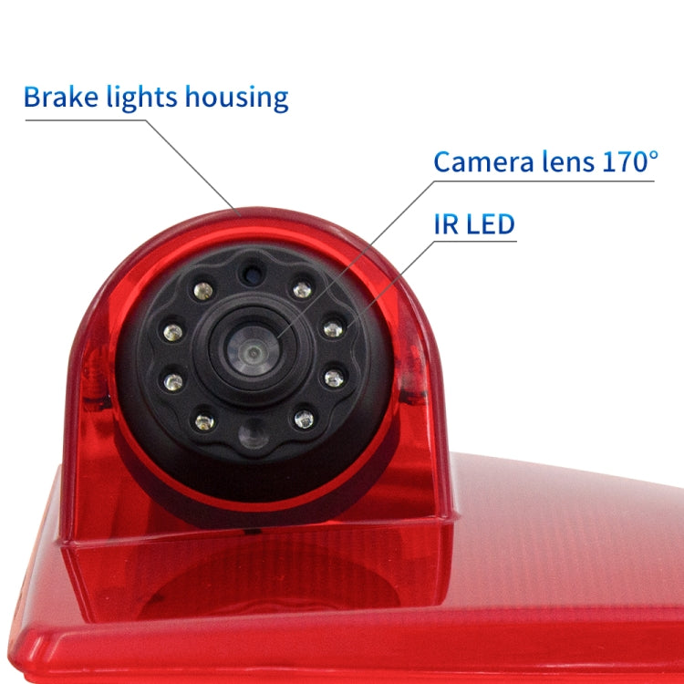 PZ462 Car Water-resistant Brake Light View Camera for Renault / Nissan / Opel