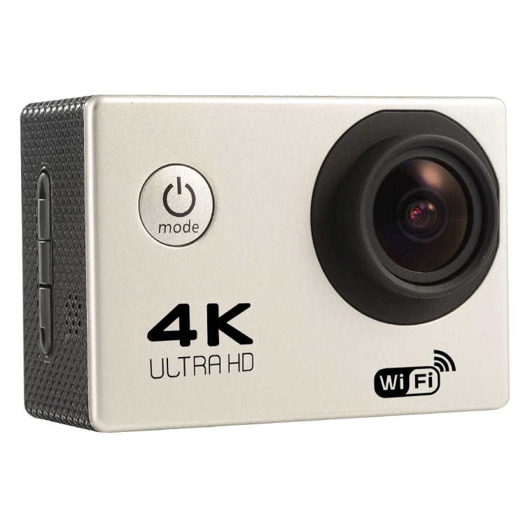 F60 2.0 inch Screen 170 Degrees Wide Angle WiFi Sport Action Camera Camcorder with Water-resistant Housing Case, Support 64GB Micro SD Card(Silver)