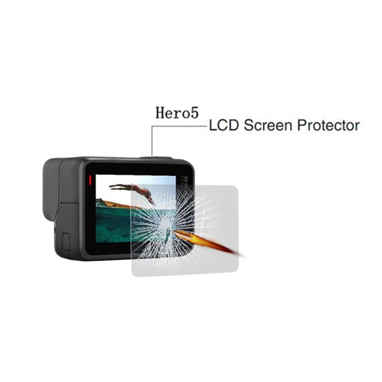 For GoPro HERO5 LCD Display Screen Protector Tempered Glass Film - Protective Film by PMC TechLife | Online Shopping South Africa | PMC TechLife | Buy Now Pay Later Mobicred