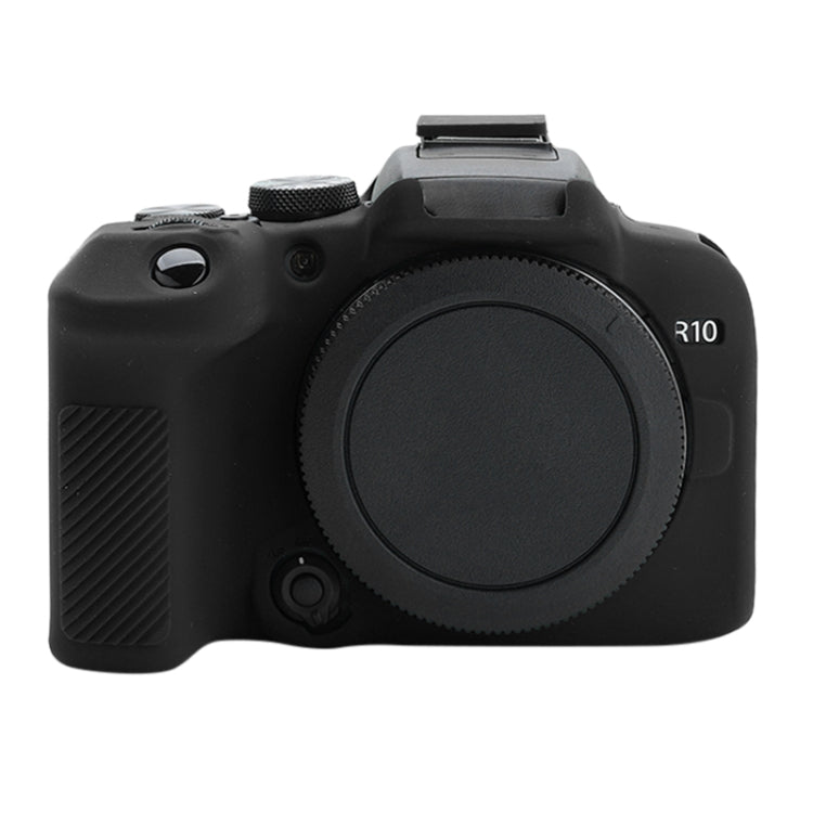 For Canon EOS R10 Soft Silicone Protective Case (Black) - Protective Case by PMC Jewellery | Online Shopping South Africa | PMC Jewellery | Buy Now Pay Later Mobicred