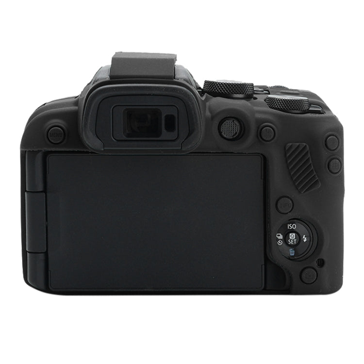 For Canon EOS R10 Soft Silicone Protective Case (Black) - Protective Case by PMC Jewellery | Online Shopping South Africa | PMC Jewellery | Buy Now Pay Later Mobicred