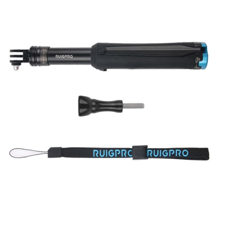 Portable Foldable Tripod Holder Selfie Monopod Stick for GoPro, Insta360, DJI and Other Action Cameras, Length: 23.5-81cm - Extendable Pole by PMC Jewellery | Online Shopping South Africa | PMC Jewellery | Buy Now Pay Later Mobicred