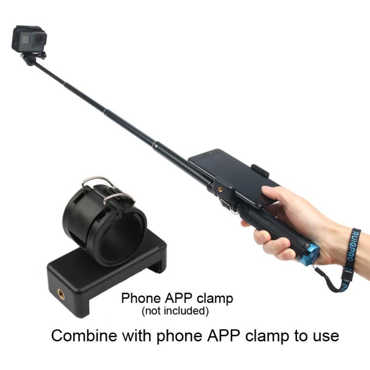 Portable Foldable Tripod Holder Selfie Monopod Stick for GoPro, Insta360, DJI and Other Action Cameras, Length: 23.5-81cm - Extendable Pole by PMC Jewellery | Online Shopping South Africa | PMC Jewellery | Buy Now Pay Later Mobicred