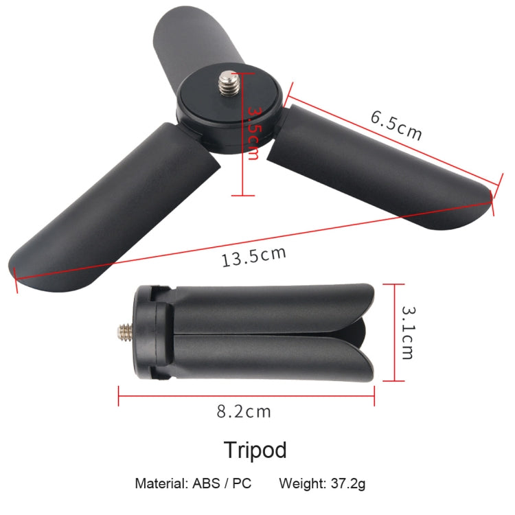 Mini Tripod Mount + Flashlight Extension Bracket for DJI OSMO Mobile 2
