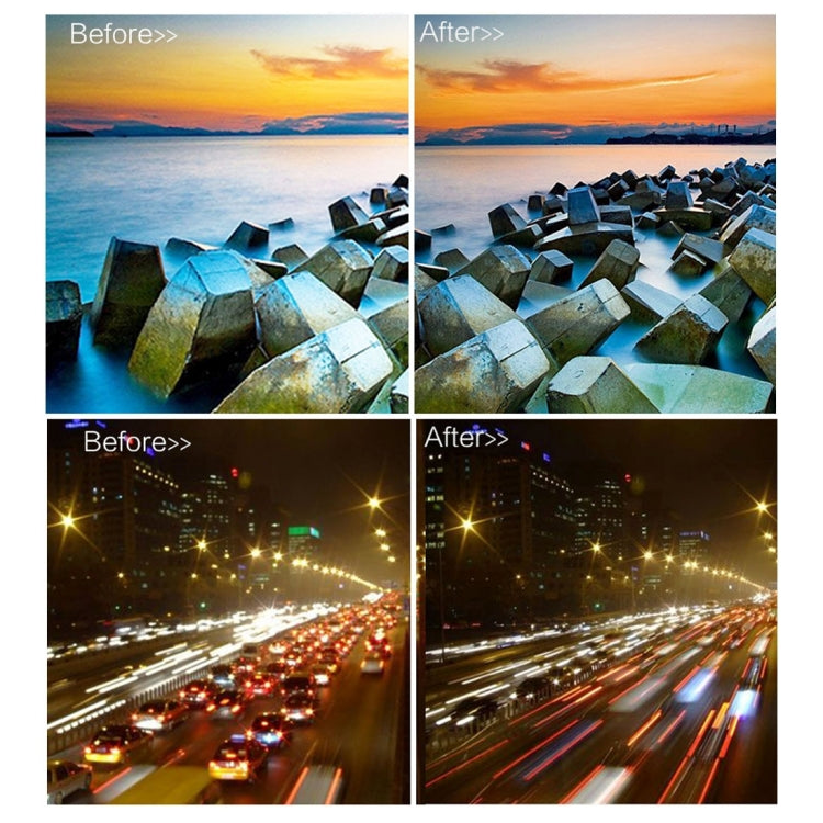 JUNESTAR Proffesional 58mm Lens Filter ND Filter Kits (ND2 + ND4 + ND8) for GoPro & Xiaomi Xiaoyi Yi & SJCAM Sport Action Camera - free shipping - PMC Jewellery - Order now!