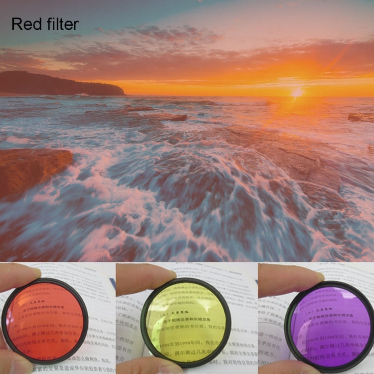 JUNESTAR 7 in 1 Proffesional 37mm Lens Filter(CPL + UV + ND4 + Red + Yellow + FLD / Purple) & Lens Protective Cap for GoPro HERO4 / 3+ / 3 Sport Action Camera - free shipping - PMC TechLife - Order now!