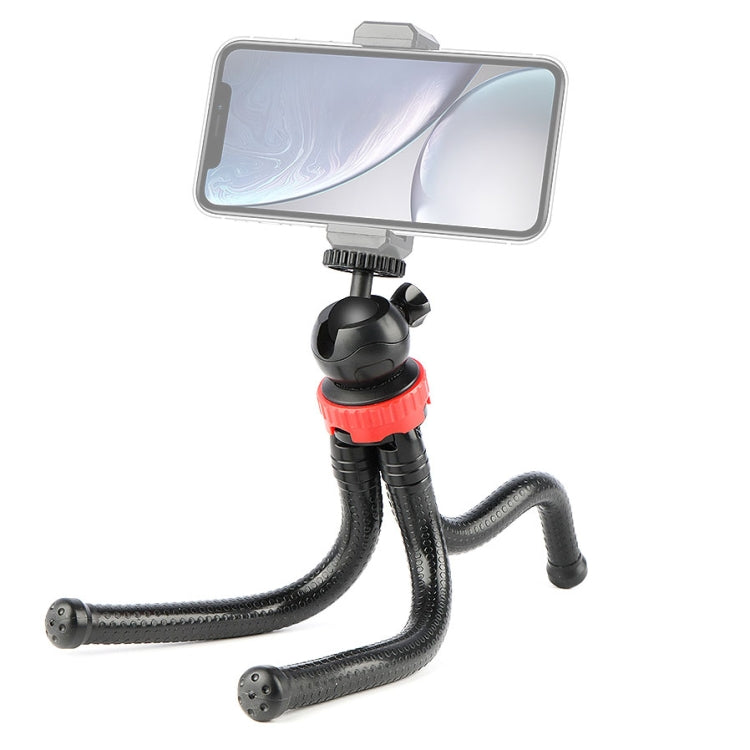 MZ305 Mini Octopus Flexible Tripod Holder with Ball Head for SLR Cameras, GoPro HERO10 Black / HERO9 Black / HERO8 Black /7 /6 /5 /5 Session /4 Session /4 /3+ /3 /2 /1, DJI Osmo Action, Xiaoyi and Other Action Cameras, Cellphone, Size:30cmx5cm