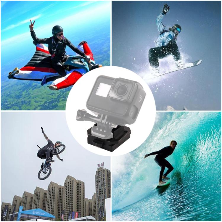 GP193 Aluminium Alloy Helmet Selfie Stand for GoPro, Insta360, DJI and Other Action Cameras - Helmet Mount by PMC TechLife | Online Shopping South Africa | PMC TechLife | Buy Now Pay Later Mobicred