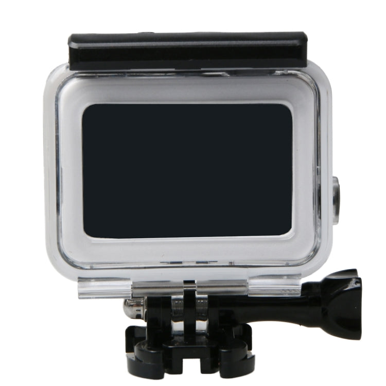 For GoPro HERO6 /5 Black 60m Underwater Water-resistant Housing Diving Case with Touch Screen Back Door & Filter / Buckle Basic Mount & Screw, No Need to Disassemble Lens