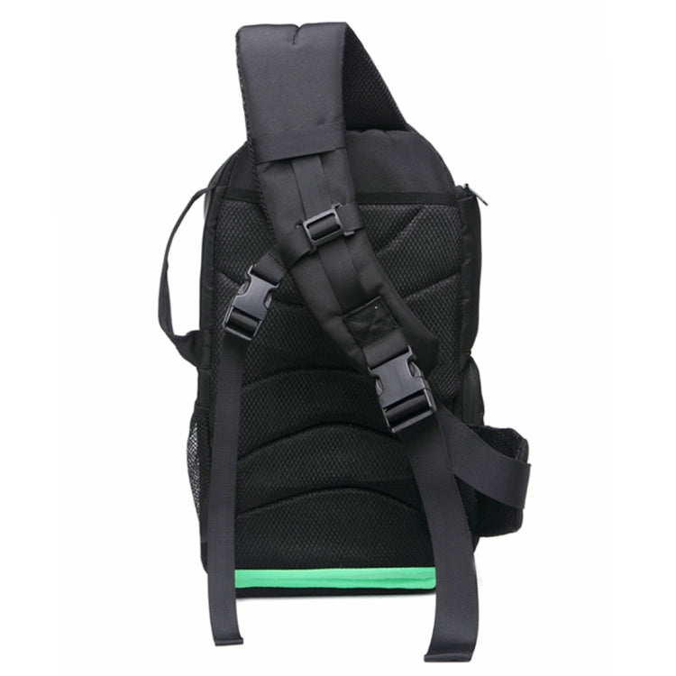 INDEPMAN DL-B016 Portable Water-resistant Scratch-proof Outdoor Sports Sling Shoulder Bag Camera Bag Phone Tablet Bag for GoPro, SJCAM, Nikon, Canon, Xiaomi Xiaoyi YI, iPad, Apple, Samsung, Huawei, Size: 25.5 * 19 * 44 cm(Green)