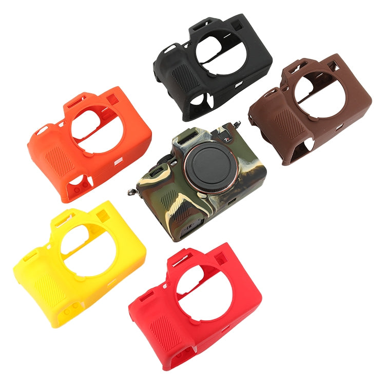 For Sony ILCE-7RM5 / Alpha 7R V Soft Silicone Protective Case (Orange)