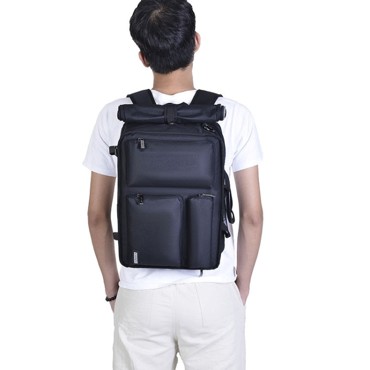 CADEN D28 Portable Multifunctional Single and Double Shoulder Camera Bag With Strap(Black) - free shipping - PMC Jewellery - Order now!