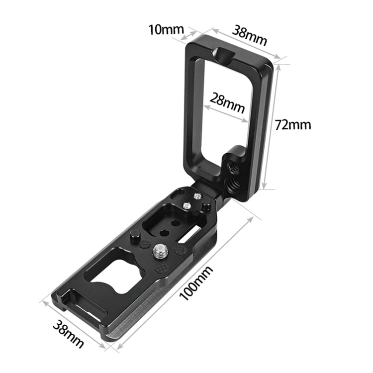 1/4 inch Vertical Shoot Quick Release L Plate Bracket Base Holder for Nikon Z6 / Z7