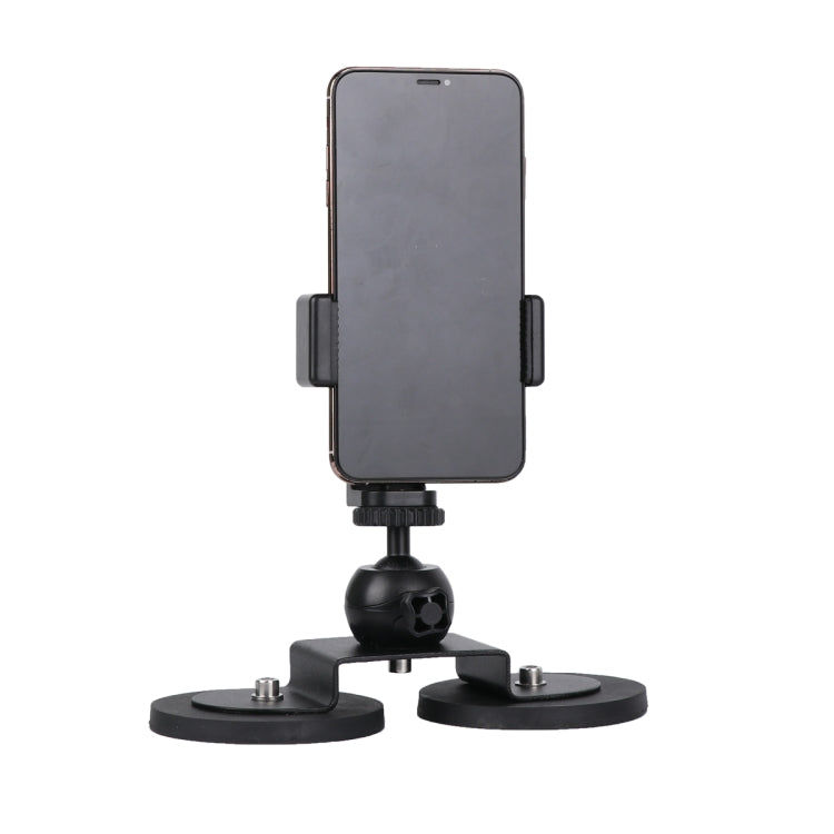 Car Suction Cup Mount Bracket for GoPro Hero11 Black / HERO10 Black / HERO9 Black / HERO8 Black /7 /6 /5 /5 Session /4 Session /4 /3+ /3 /2 /1, Xiaoyi and Other Action Cameras, Size: L(Black)