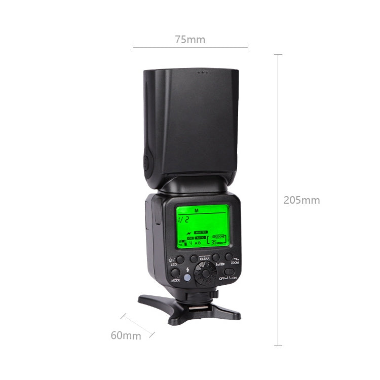 Triopo TR-666 2000mAh 2.4G Wireless Dual TTL Mode Flash Speedlite for Canon / Nikon DSLR Cameras - free shipping - PMC Jewellery - Order now!