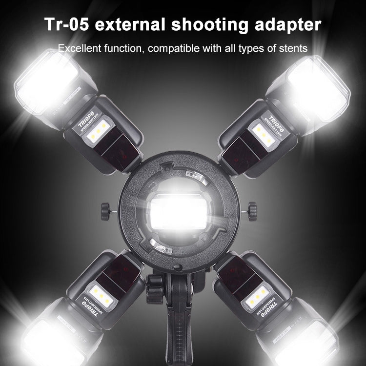 TRIOPO TR-05 Flash Holder Multi-function Camera Universal S-type Holder Accessories Transfer Interface - free shipping - PMC Jewellery - Order now!