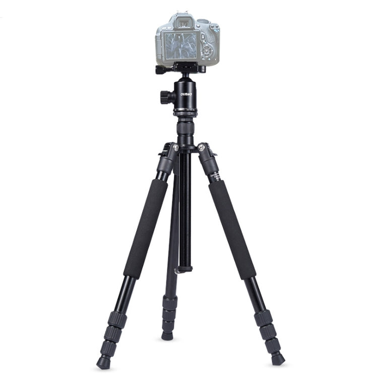 TRIOPO Oubao A-608S Adjustable Portable Aluminum Alloy Tripod with Ball Head for SLR Camera