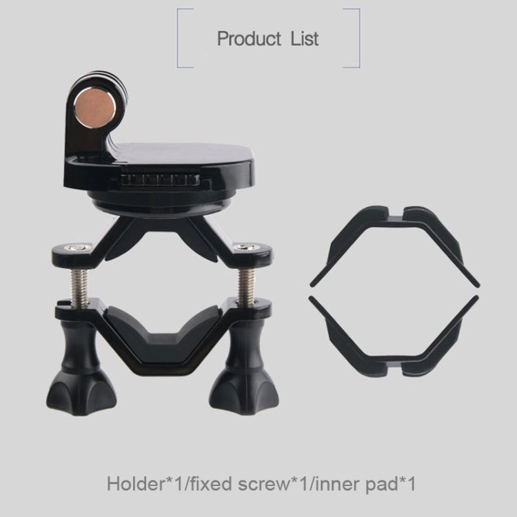GP433 Bicycle Motorcycle Handlebar Mount for GoPro, Insta360, DJI and Other Action Cameras(Black) - Bicycle Handlebar Mount by PMC TechLife | Online Shopping South Africa | PMC TechLife | Buy Now Pay Later Mobicred