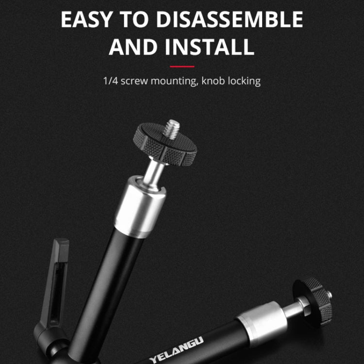 YELANGU 7 inch Adjustable Friction Articulating Magic Arm (Black) - free shipping - PMC Jewellery - Order now!