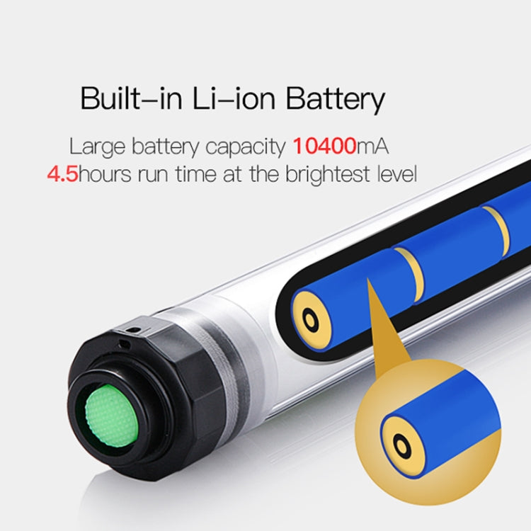 LUXCeO P7RGB Colorful Photo LED Stick Video Light APP Control Adjustable Color Temperature Water-resistant Handheld LED Fill Light with Remote Control