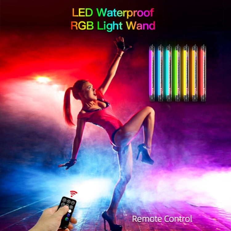 LUXCeO P7RGB Colorful Photo LED Stick Video Light APP Control Adjustable Color Temperature Water-resistant Handheld LED Fill Light with Remote Control