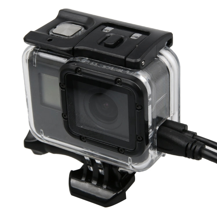 For GoPro HERO5 Skeleton Housing Protective Case Cover with Buckle Basic Mount & Lead Screw, Need to Disassemble Lens