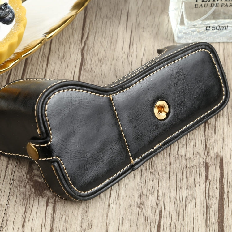 1/4 inch Thread PU Leather Camera Half Case Base for Canon EOS 77D / 800D(Black) - free shipping - PMC TechLife - Order now!