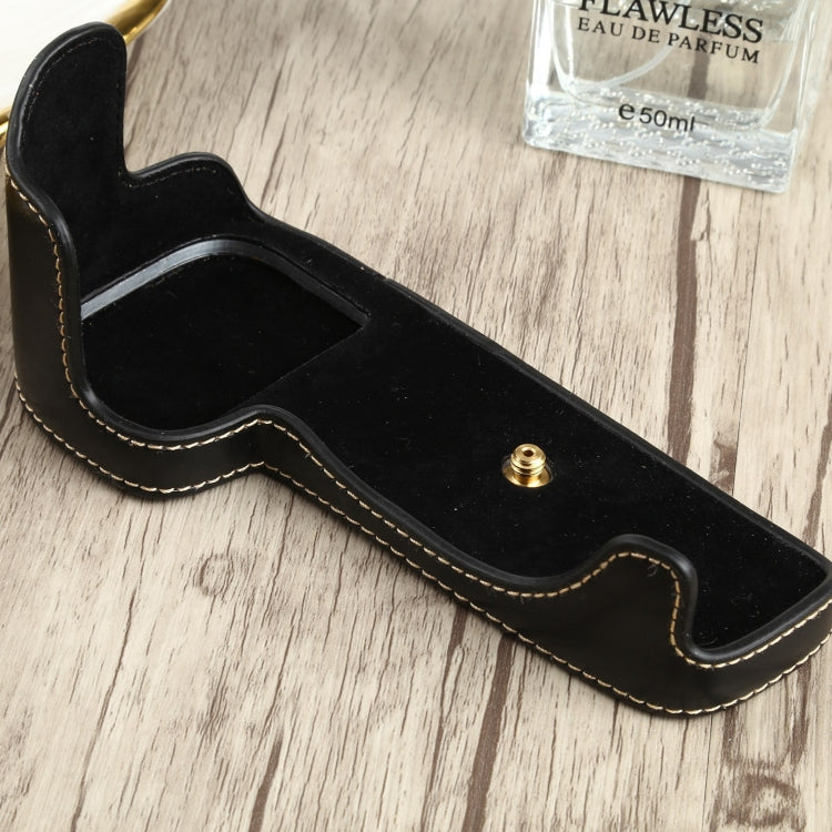 1/4 inch Thread PU Leather Camera Half Case Base for Canon EOS 90D (Black) - free shipping - PMC Jewellery - Order now!