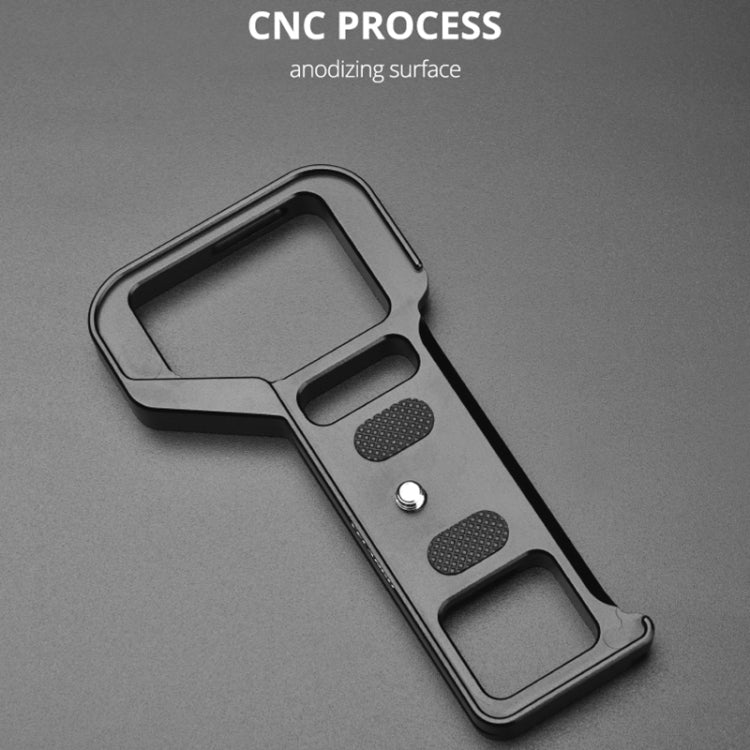 YELANGU CL8 Camera Expansion Board Base L Plate for Sony ILCE-9M2 / A9 II / ILCE-7RM4 / A7R IV(Black)