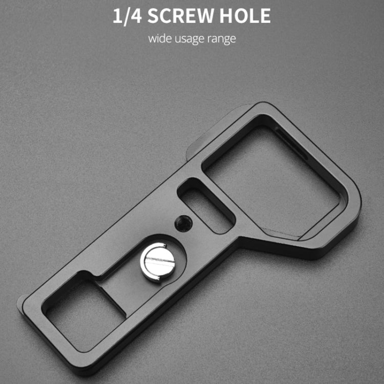 YELANGU CL8 Camera Expansion Board Base L Plate for Sony ILCE-9M2 / A9 II / ILCE-7RM4 / A7R IV(Black)