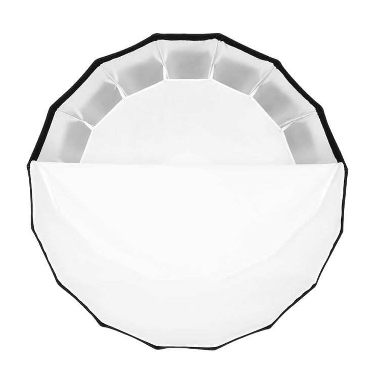 Godox P90L Diameter 90cm Parabolic Softbox Reflector Diffuser for Studio Speedlite Flash Softbox (Black) - free shipping - PMC Jewellery - Order now!